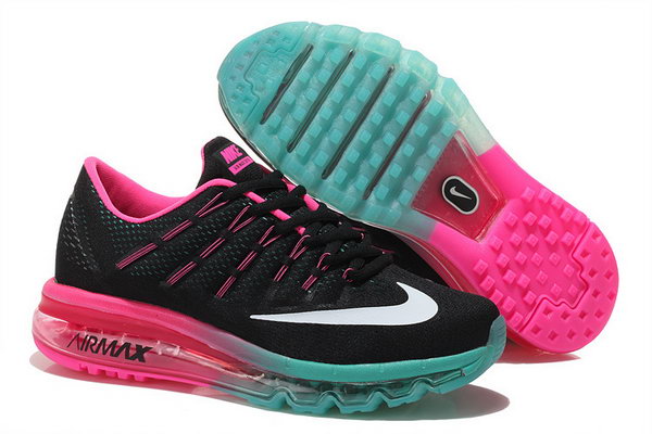 Womens Nike Air Max 2016 Shoes Pink Black Factory